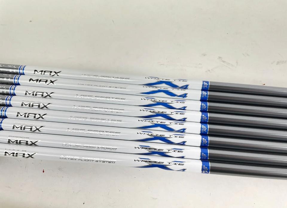 Matrix Ozik White Tie Iron Shaft Set (8) X4 58R Regular Graphite 42”/0.370/13842